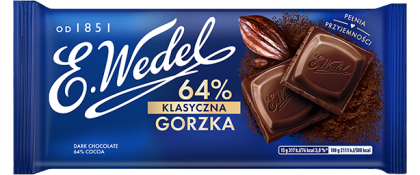 Czekolada Klasyczna Gorzka 64%